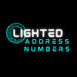 Lighted Address Numbers